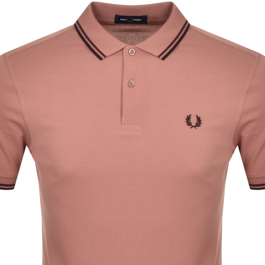 Alternative Image for ProductFred Perry Twin Tipped Polo T Shirt Peach2